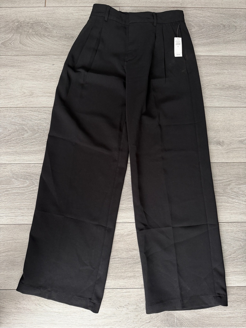 Gap Factory Women’s Easy Crepe Trousers Black NWT Size 6